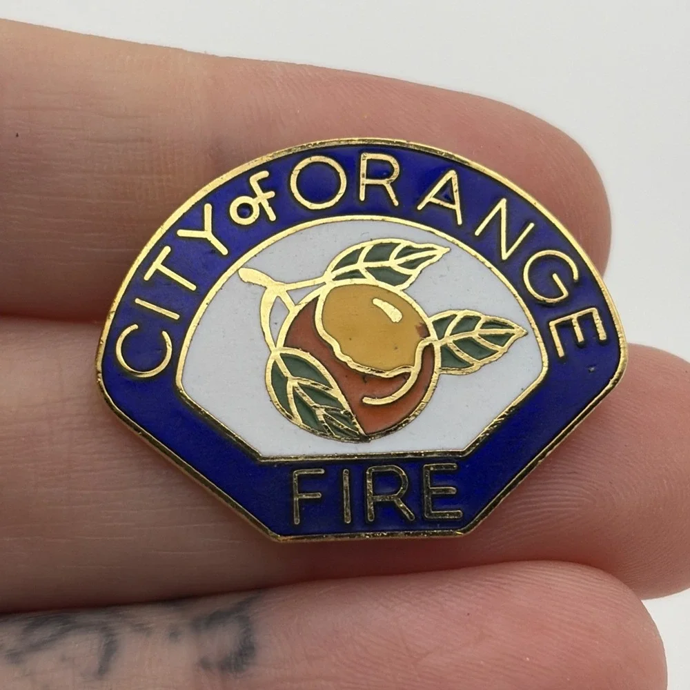 City Of Orange Fire Department‎ Lapel Hat Pin